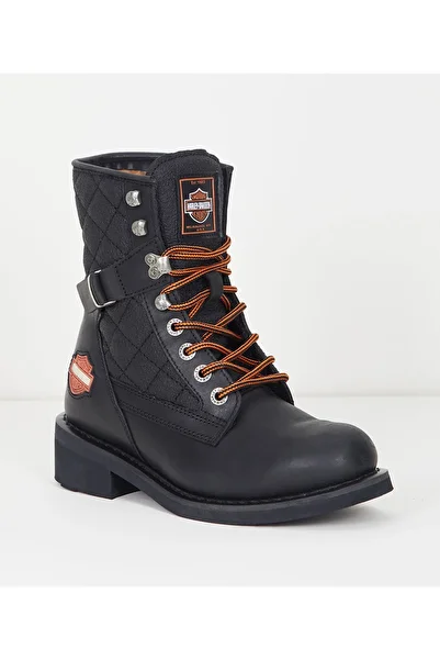 Harley Davidson Harley-davidson New Worker Women's Black Leather Boots