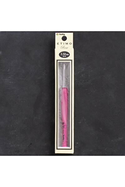 Tulip Etimo Rose 3.5 Mm 14 Cm Pembe Yumuşak Saplı Yün Tığ - Ter-07e