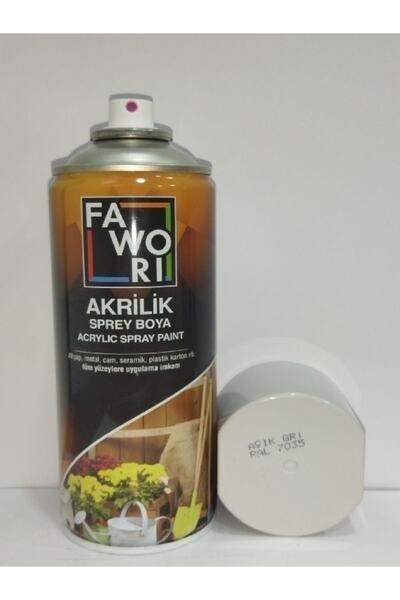 Fawori Akrilik Sprey 400ml Açık Gri