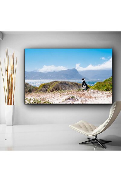 Sebenta Yalnız Penguen Kanvas Tablo