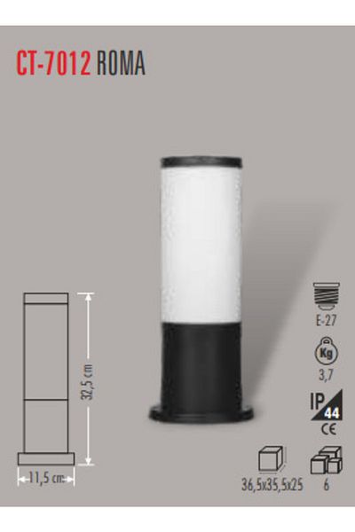 Cata Ct-7012 Roman Garden Luminaire (32.5CM E27 Without Bulb)