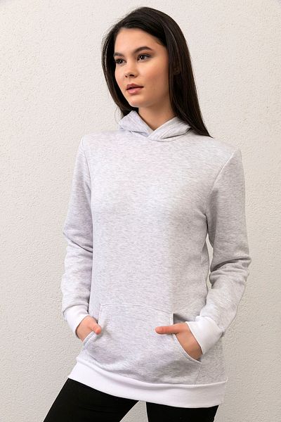 PK Wear Unisex Καγκουρό με κουκούλα Basic φούτερ