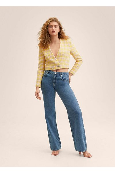 MANGO Woman Short Tweed Jacket