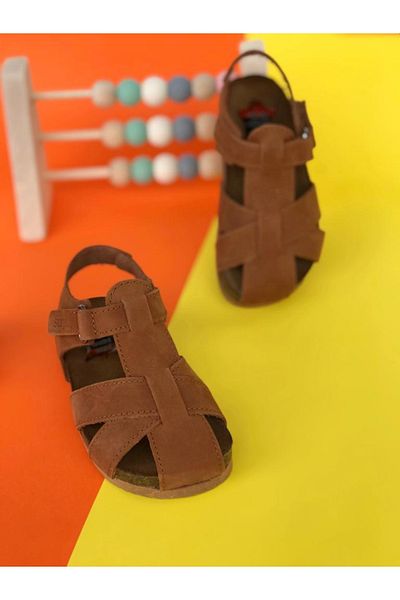 Surpie Shoes Сандали с ортопедична подметка от естествена кожа, Детски сандали