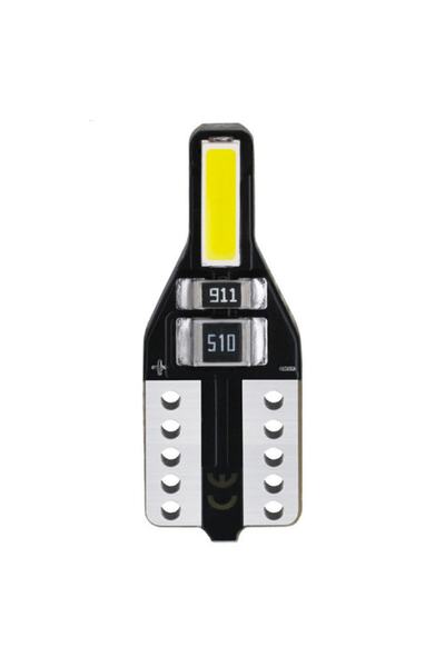 HR PAK T10 Led Ampul Park Led Plaka Led Tavan Led 2 Ledli 12v 5w Canbus Led