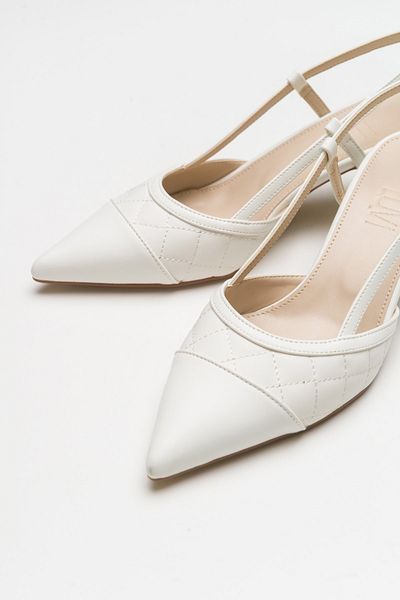 Luvi Point White Damen-Schuhe mit Absatz