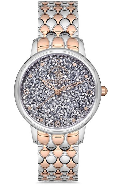 Santa Barbara Polo & Racquet Club ساعة يد نسائية - تصميم أنيق وعملي