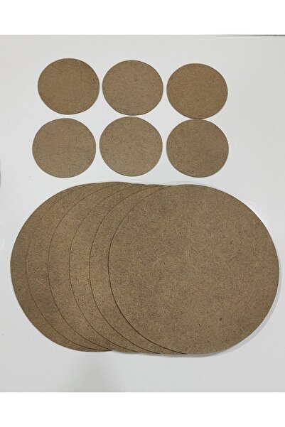 BENİMTARZIM Ξύλινο σουπλά (ΔΙΑΜΕΤΡΟ 30 εκ.) και σουπλάκι (ΔΙΑΜΕΤΡΟ 12 εκ.) - ...