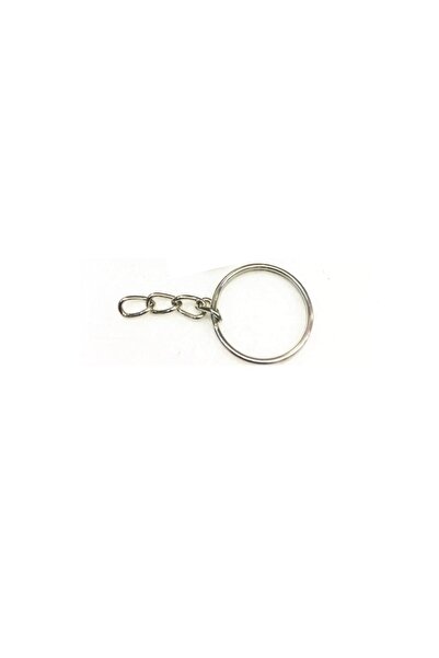 Berra Inel pentru chei de culoare argintie de 25 mm