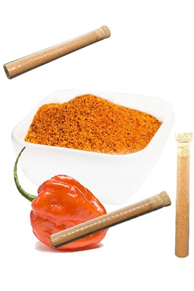 tohumcu kikizade 5+Gram Habanero Meksika Biber Tozu Toz Biber Bire Bir Ürün