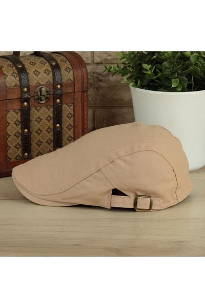 SYT Summer Mink Buckle Canvas Men's Cap