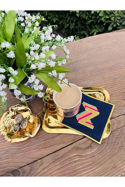 ge living Rainbow'z'' Letter Cocktail Napkin (1 Piece)