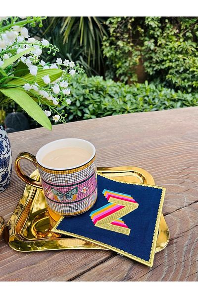 ge living Rainbow'z'' Letter Cocktail Napkin (1 Piece)