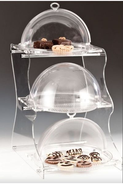 Zicco 2-Tier Complete Rolltop Lid Display Stand