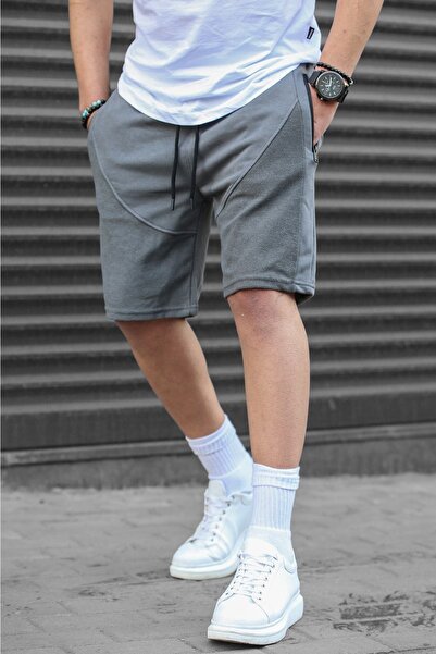 Madmext Pantaloni scurți Capri de bază afumati pentru bărbați