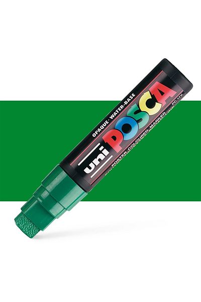 Uni Posca Marker Pen Pc-17k 15mm Green