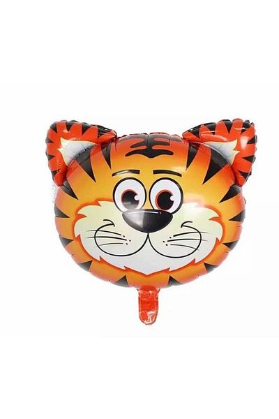 Deniz Party Store Safari Tiger Head Foil Balloon 1 Piece