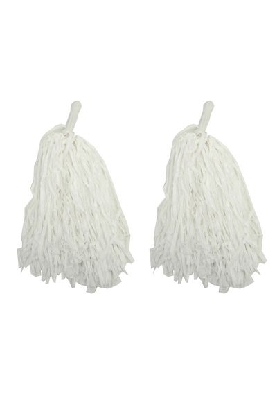 5DM 1 Pair 2 Pcs White Show Pompoms