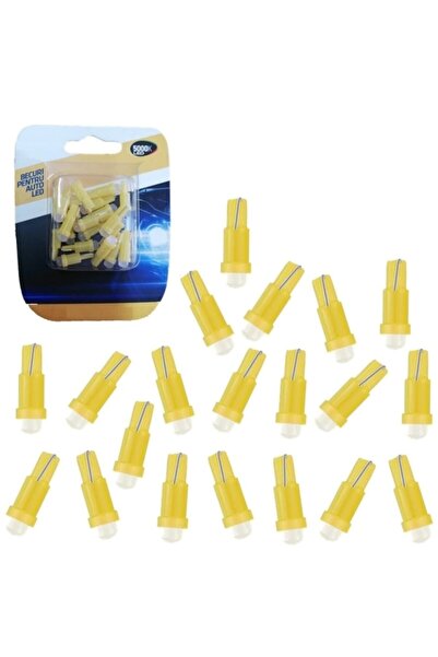 Point T5 Led Oto Kilometre Kadran Ambians Aydınlatma Ampülü 20 Adet Turuncu t5led-trncu