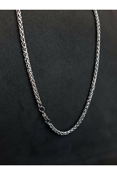 Generic Brand Men's Twist Stainless Steel Chain Necklace