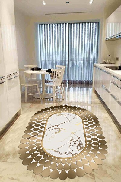 Genel Markalar Dijital Baskılı Kaymaz Taban Yıkanabilir Damla Desenli Lazer K...