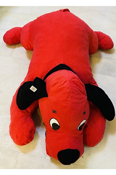 ALYAKİDS Peluş Oyuncak Yatan Dev Köpek 110 Cm