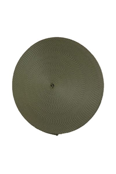 LEADER TRADE Column Narrow Woven Belt Roll Khaki Color 3 CmX 50 Meters