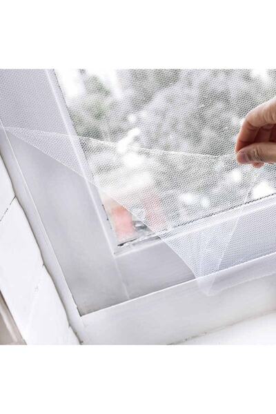 ACY STORE 75 X 125 CM + 4 MT CIRT BANT KESİLEBİLİR HAZIR PENCERE TÜL SİNEKLİK PRATİK TAK ÇIKA