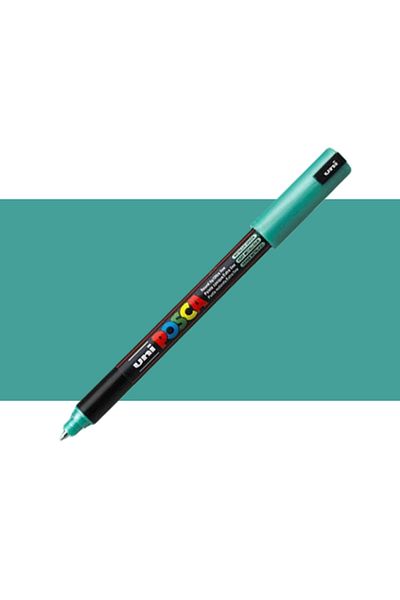 Uni Posca Marker Pen PC-1mr 0.7 mm Metallic Green