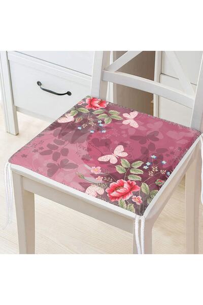 Realhomes Jastuk za stolicu sa modernim digitalnim štampanim uzorkom leptira ...