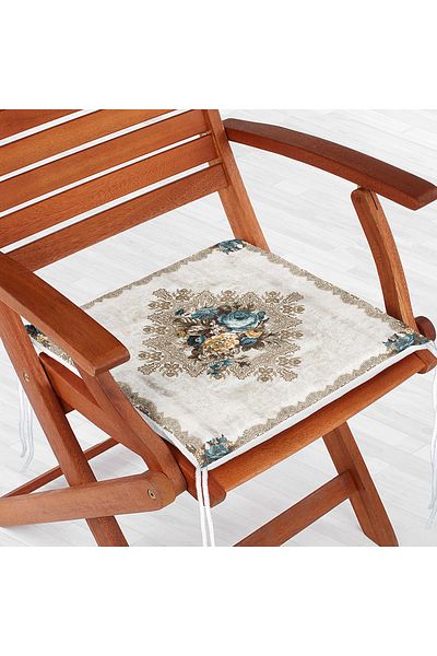 Realhomes Ethnic Kilim Patterned Special Design Digital Printed Zippered Chair Cushion