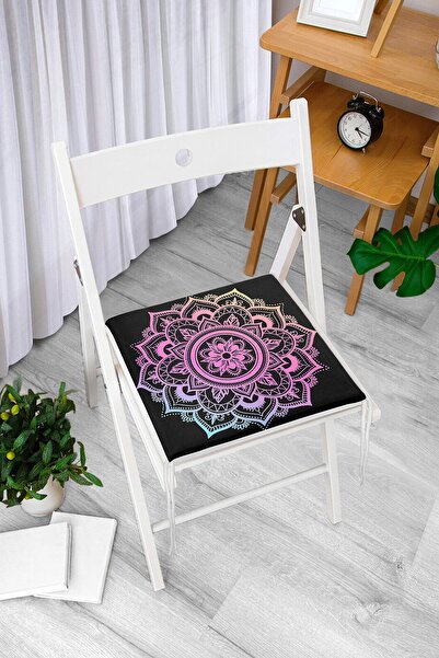 Realhomes Ružičasto-plavi mandala uzorak, specijalni dizajn, jastuk za stolic...