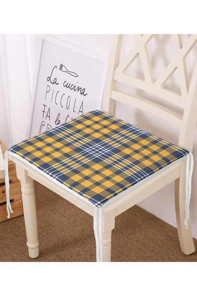 Realhomes Жовтий та синій сучасний крісло з застібкою-блискавкою та дизайном ...