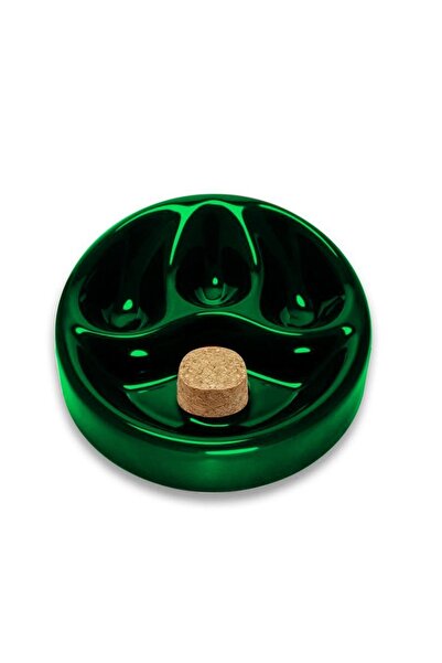 tbek New Seramik 3 Pipo Sehpalı Pipo Küllüğü Yeşil