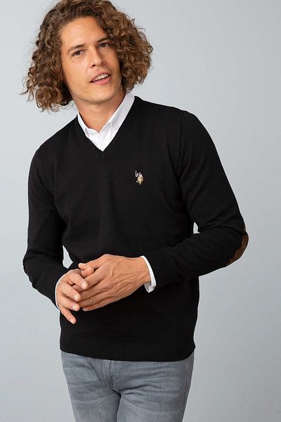 U.S. Polo Assn. Hanorac cu decolteu în V pentru bărbați US Polo Assn G081sz0tk.000.652129