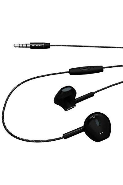 Syrox K16 Ekstra Bas Stereo Kulakiçi Kulaklık Siyah Mukemmel Kalite