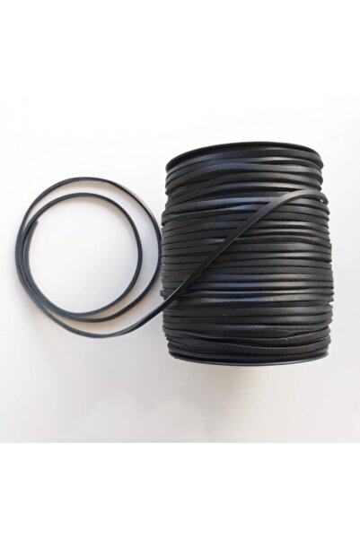 angel çanta aksesuar Culoare Neagră Piele Reală 3 Mm Metri Snur Piele