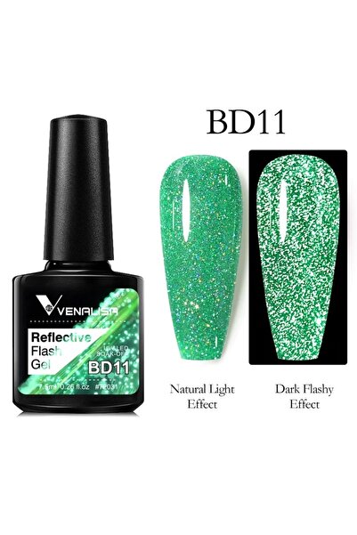 Venalisa Disko Kalıcı Oje 7,5ml Uv Led Reflective Flash Disco Gel Polish Bd11