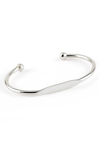 X-Lady Accessories Silver Color Spotify Unprinted Bracelet Clamp - 1071
