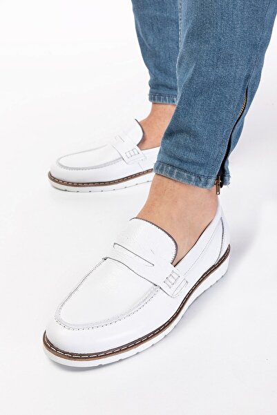 depderi Літні чоловічі повсякденні туфлі з натуральної шкіри