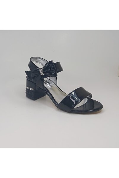 Minican Mini Can F221 Taşlı Topuklu Cırtlı Abiye Sandalet