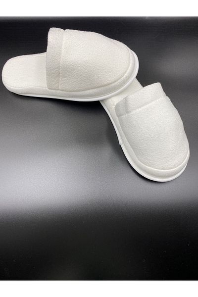 Melkady Aksesuar Melkady 412a - Maternity Slippers, Pearl Crown, Booties and Baby Headband Set (Piece of 4)