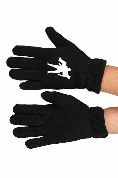 herotasarım Winter Soldier Printed Long Fleece Gloves - BLL2683
