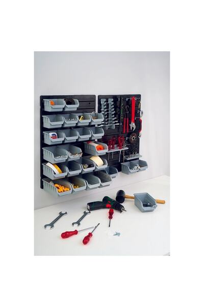 Mon Portbag Duvar Paneli Alet Askısı Hobi Tezgahı