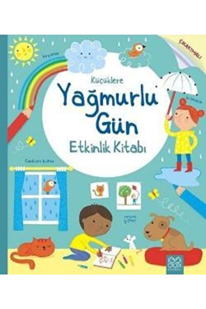 1001 Çiçek Kitaplar Küçüklere Yağmurlu Gün Etkinlik Kitabı-namaz Tesbihatı He...