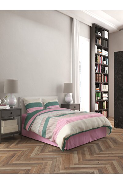 Mulberry Doppelbett-Bettbezug-Set ohne Laken 200 x 220 – Papatya