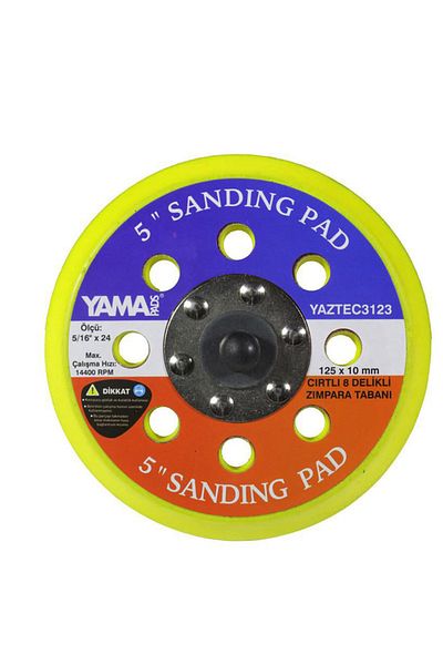 Yama Velcro Perforated Eccentric Sanding Base 125 Mm