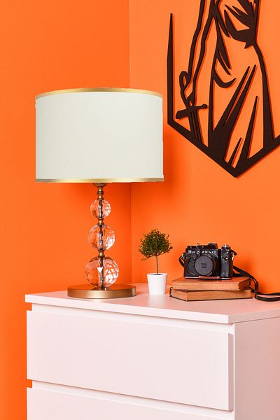 MINIMAL ETICARET VE BILGI TEKNOLOJILERI Exclusive Gold Glass Lampshade