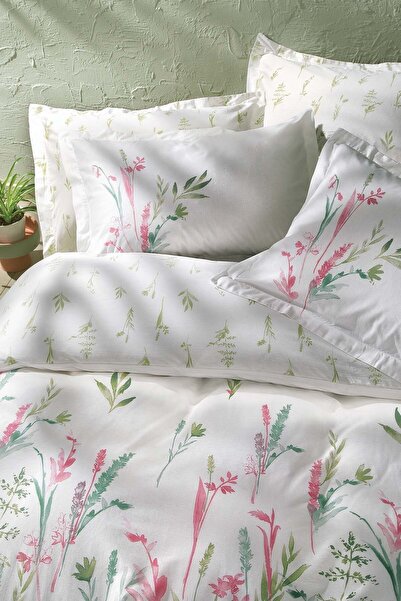 Yataş Hana Ranforce Single Duvet Cover Set - Pink