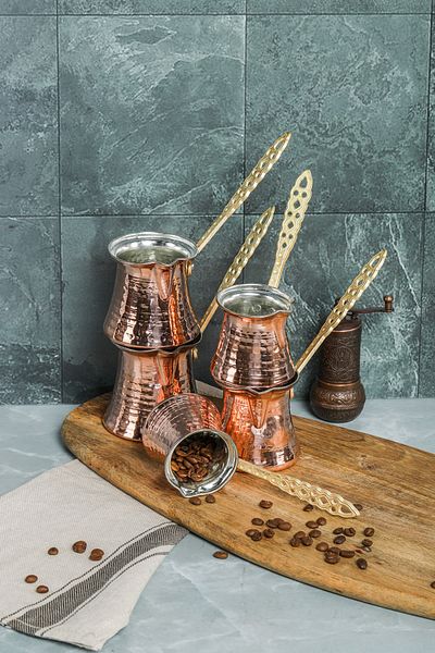 Wonder Copper Coffee Pot Set of 5